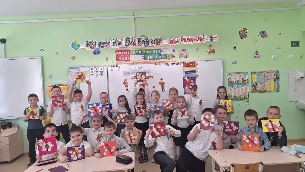 ✨ В нашей школе в преддверии 9 Мая царила особая атмосфера! ✨  Ребята с увлечением участвовали в мас