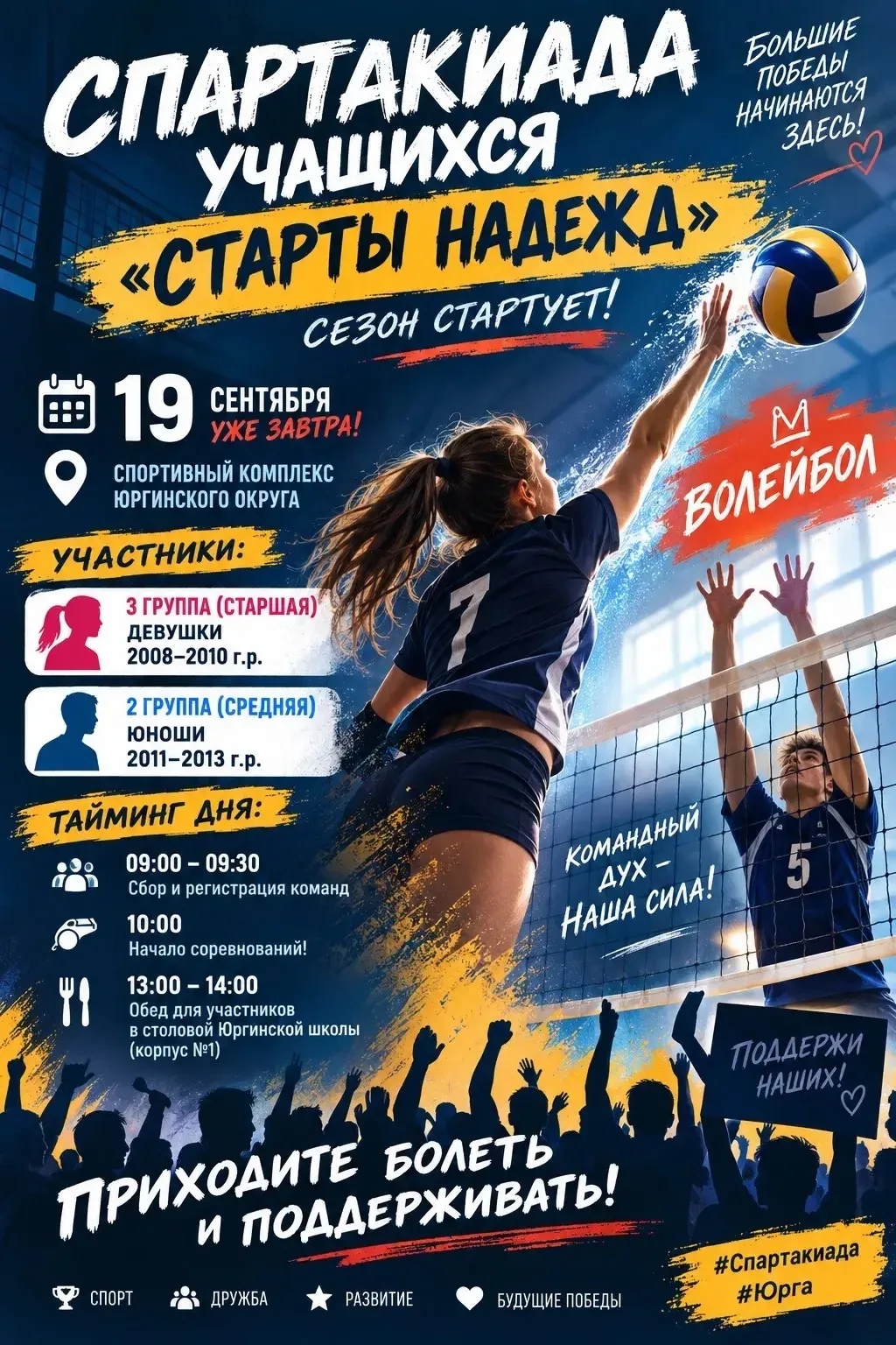 🔥 СПАРТАКИАДА УЧАЩИХСЯ «СТАРТЫ НАДЕЖД» — СЕЗОН СТАРТУЕТ! 🔥