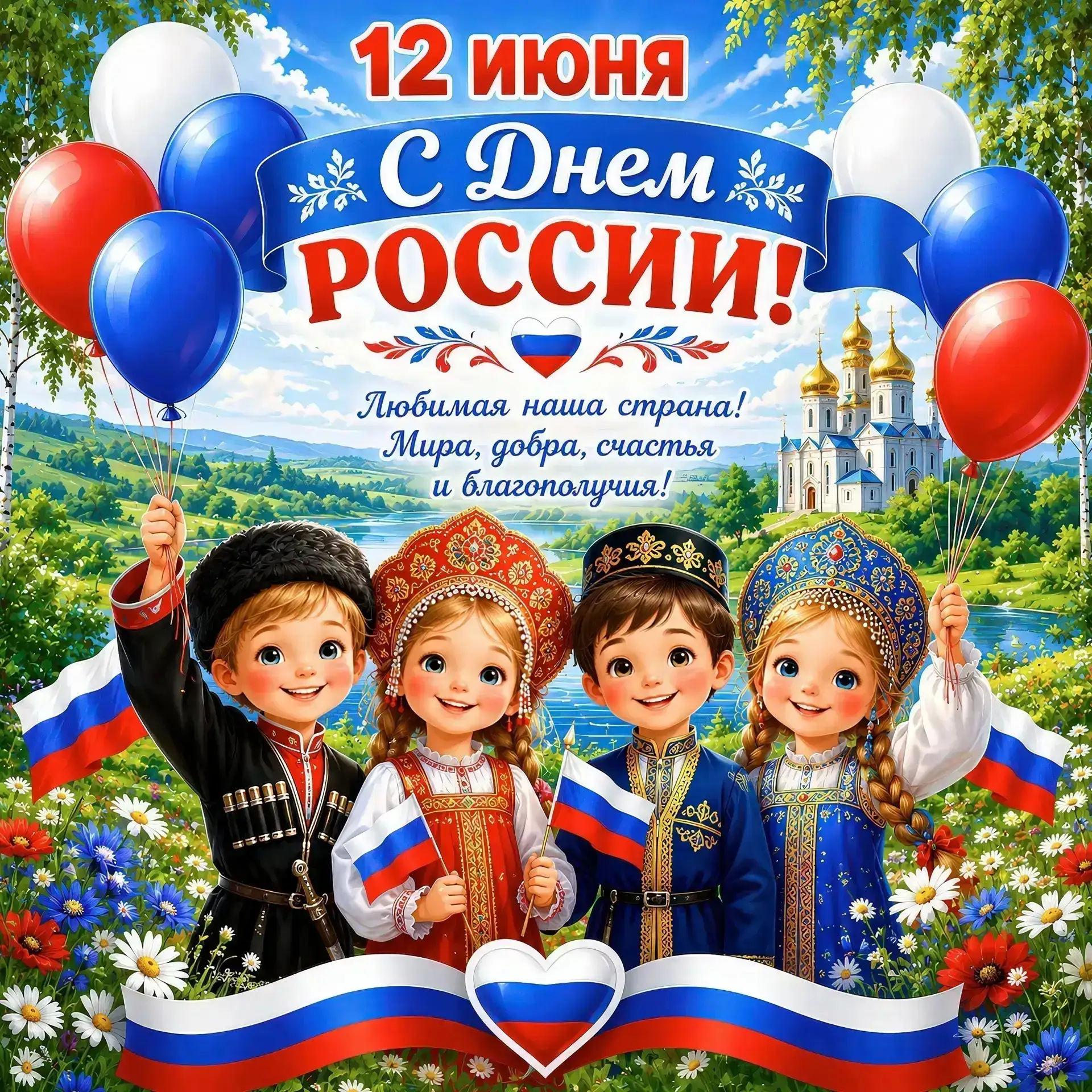 🇷🇺  12 июня отмечается День России — один из главных государственных праздников. Он символизирует 