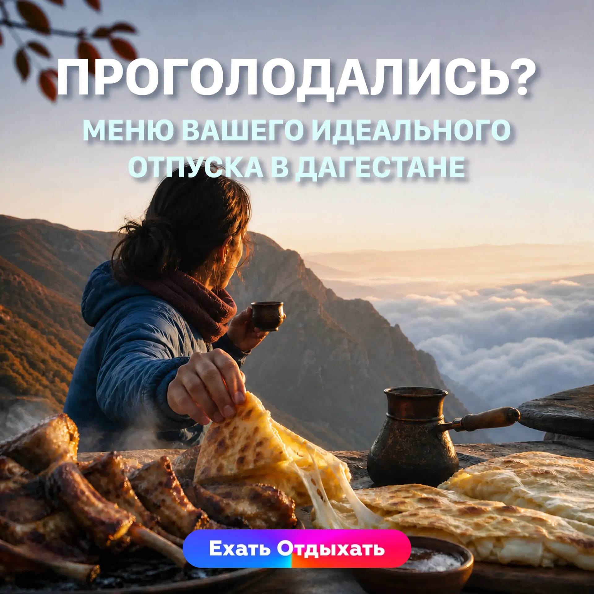 🥩  ПРОГОЛОДАЛИСЬ? ТОГДА САМОЕ ВРЕМЯ ИЗУЧИТЬ МЕНЮ НАШЕГО 6-ДНЕВНОГО ГАСТРО-ТУРА ПО ДАГЕ...