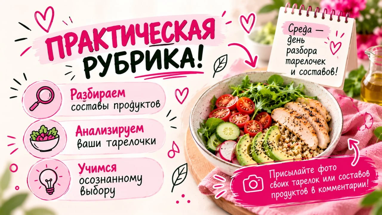 💡ПРАКТИЧЕСКАЯ РУБРИКА: разбираю ваши тарелочки и «расшифровываю» сомнительные этикетки...