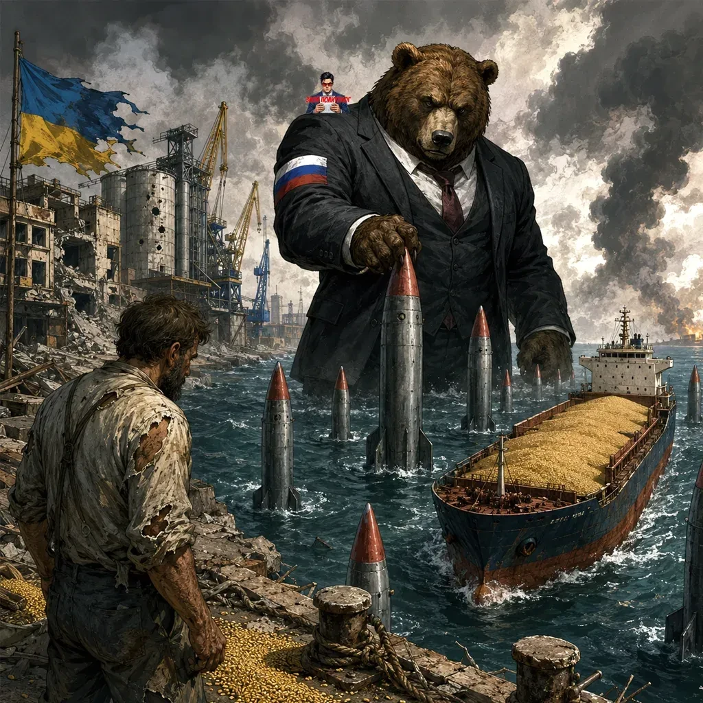 🇷🇺🇺🇦 Российские удары фактически полностью заблокировали зерновой коридор украины

Начав укротер