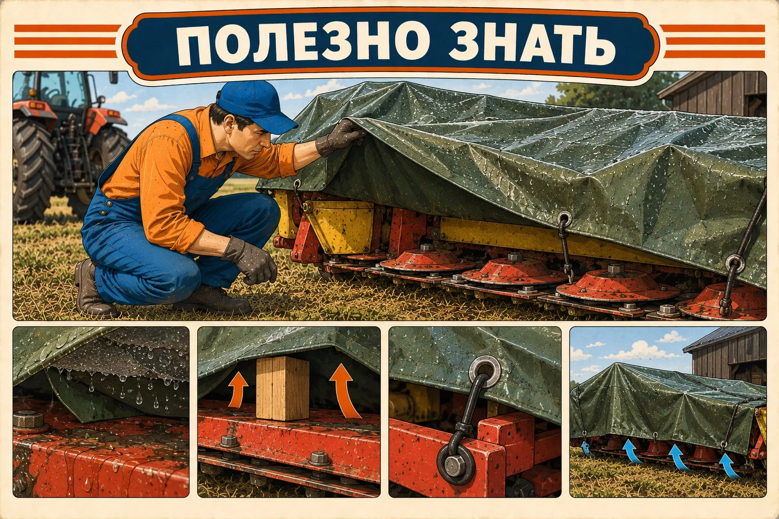 Тент накинули и забыли? Проверь его после первого дождя