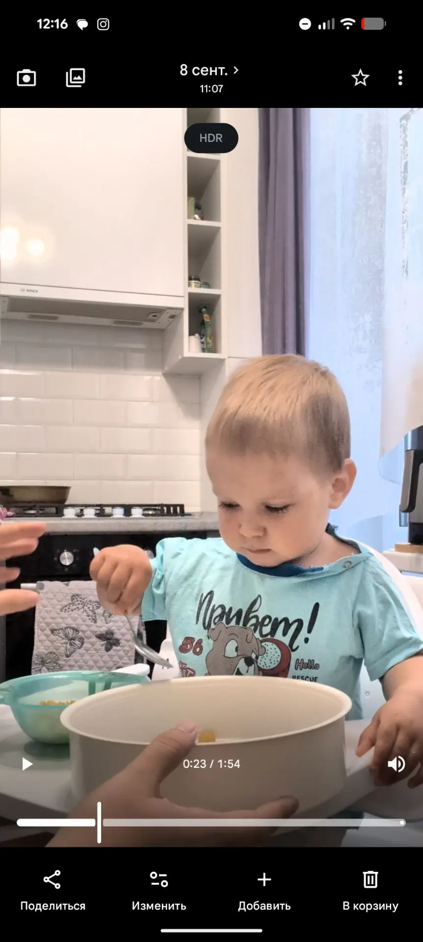 Сегодня у нас на кухне новая игра из того, что было под рукой. Я продела обычные тканев...