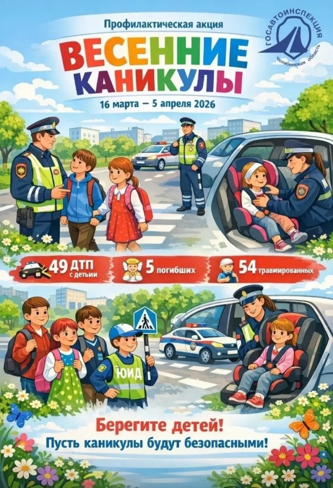 Стартует профилактическая акция «Весенние каникулы»