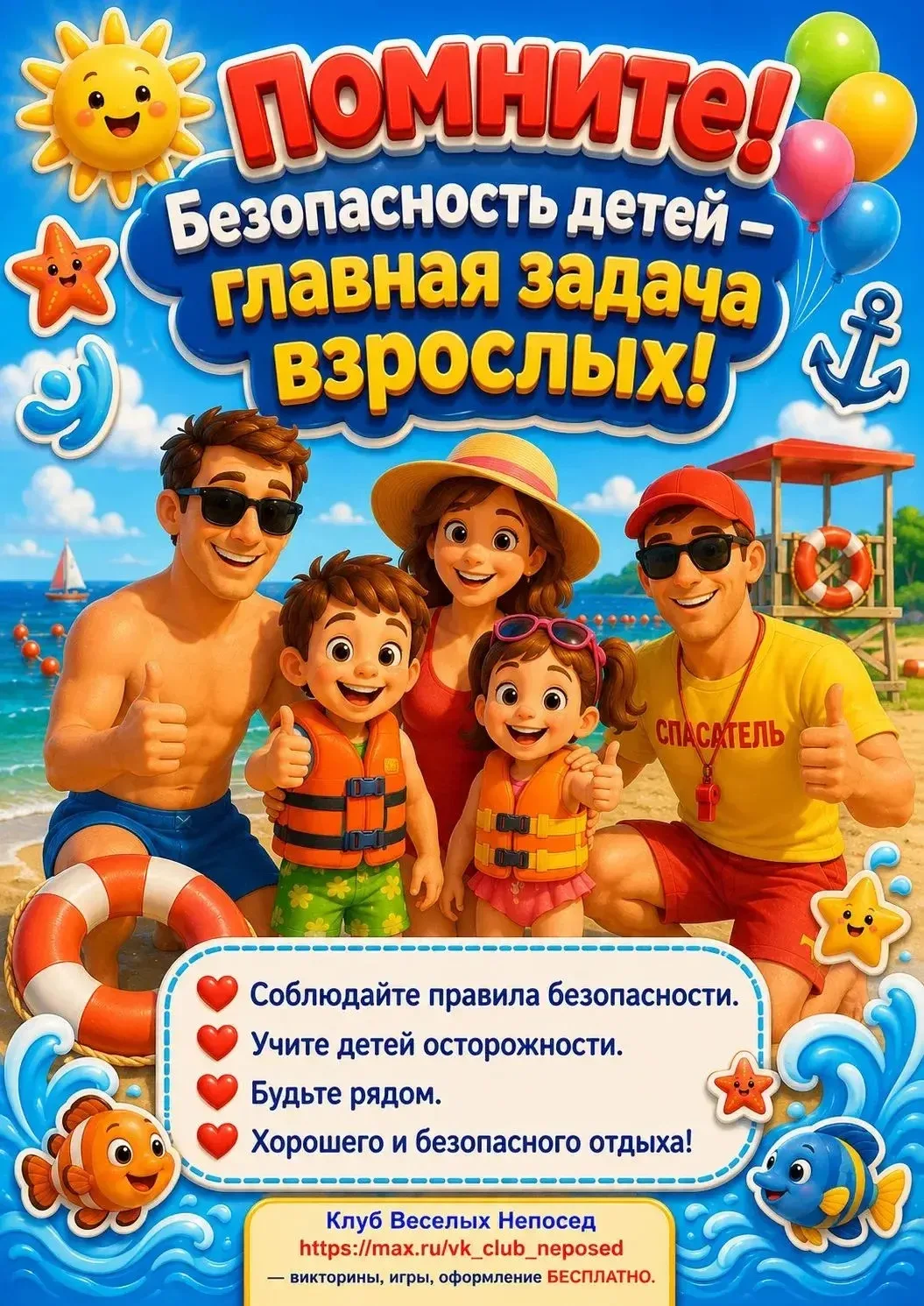 Безопасность детей- главная задача ВЗРОСЛЫХ! 
 Сегодня дети напомнили своим родителям о безопасности