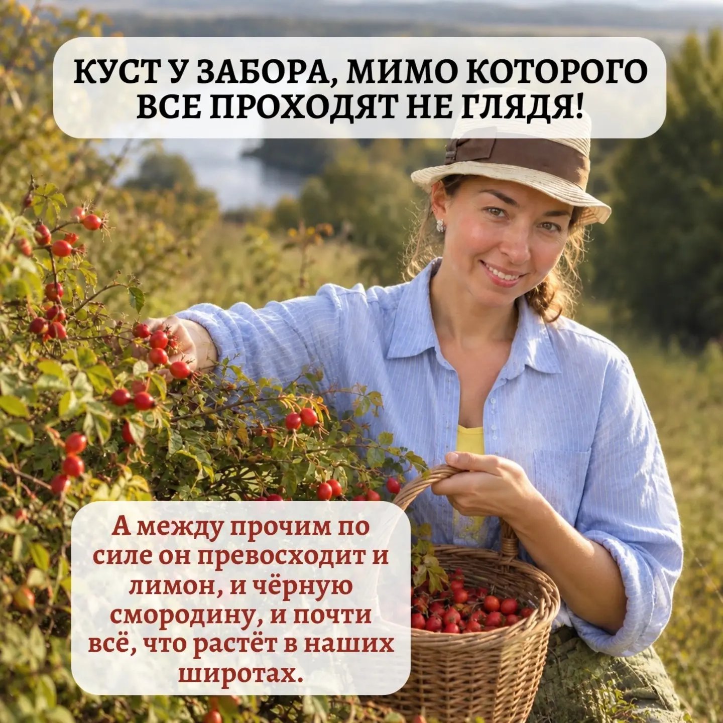 Его называют дикой розой. А по силе он превосходит и лимон, и чёрную смородину, и почти...