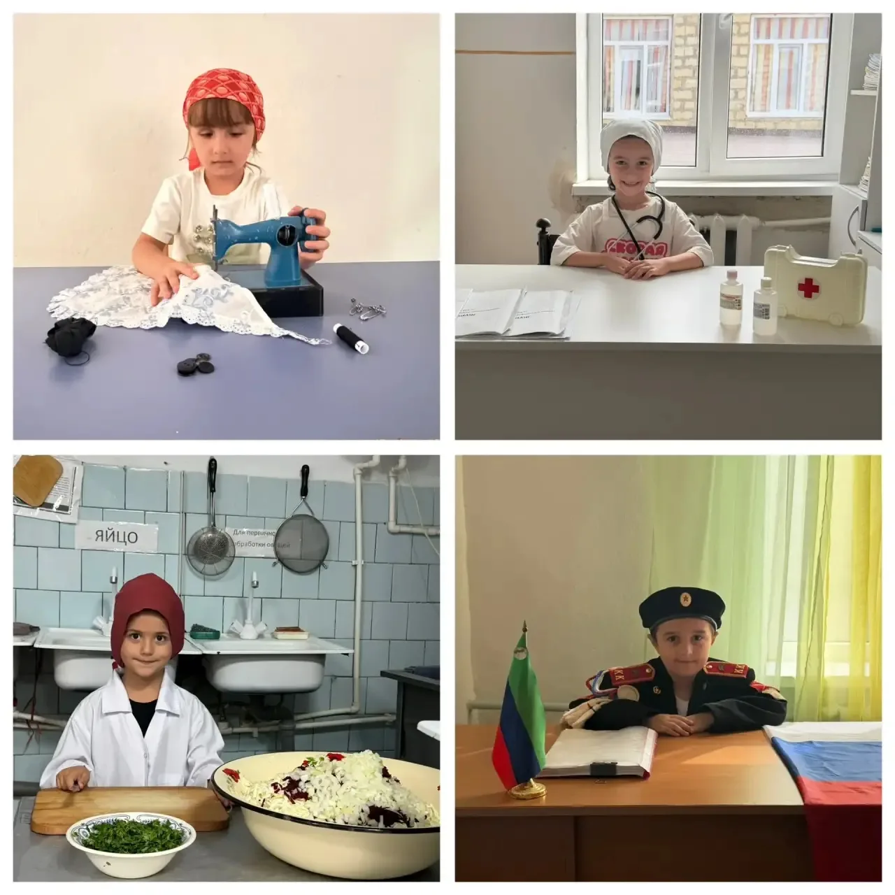 Профессии глазами детей 👩‍⚕️👨‍🚒👩‍🍳