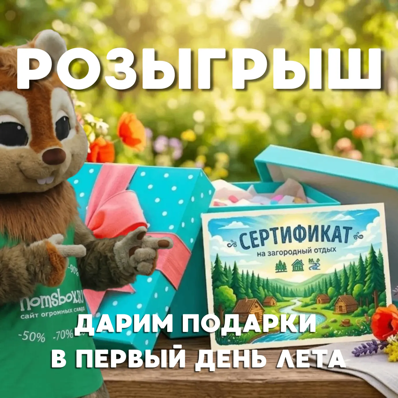 🎁 Супер‑призы ждут своих героев! 🎁А вы готовы выиграть сертификат на загородный отдых? В нашем соо