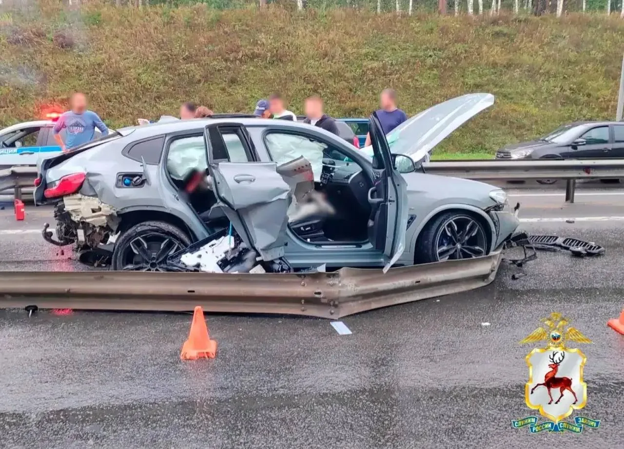 😱 Момент аварии в Богородском районе
