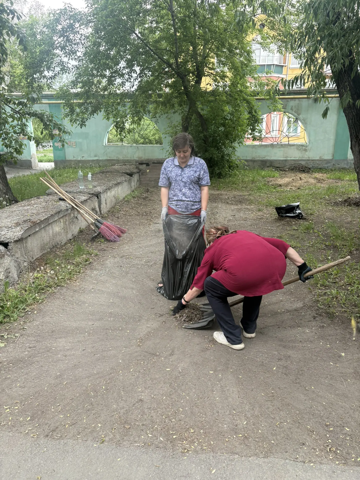 Ежедневная работа наших сотрудников в летний период: