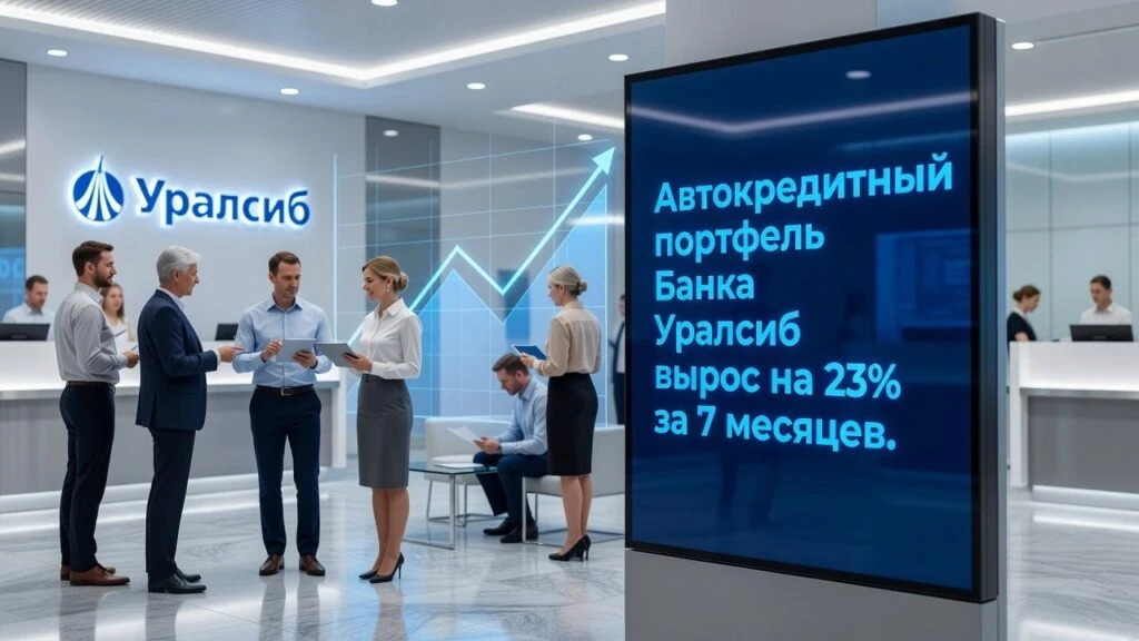 📰 Автокредитный портфель Банка Уралсиб вырос на 23% за 7 месяцев