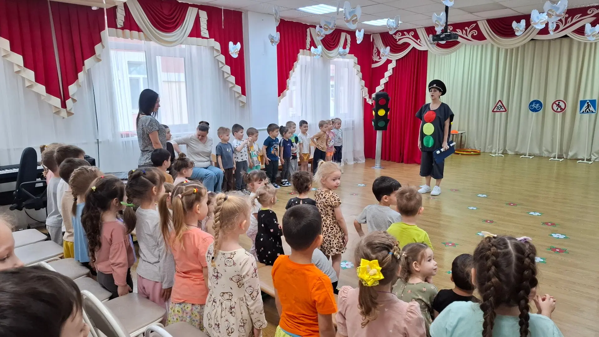 📢В рамках профилактического мероприятия «Внимание – дети!» в нашем детском саду прошло познавательн