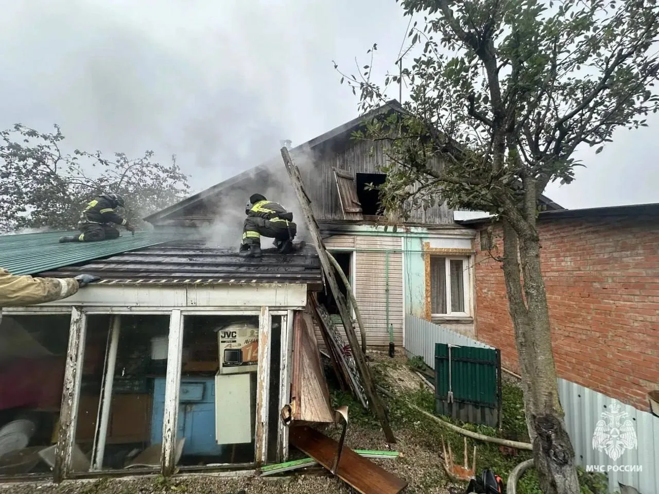 ❗️В Щекинском районе при пожаре погиб мужчина