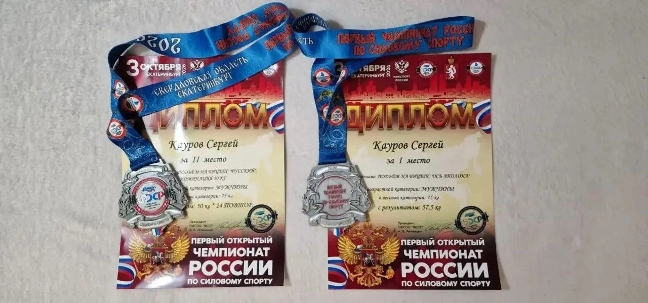 Серовские атлеты — призёры чемпионата России по силовому спорту