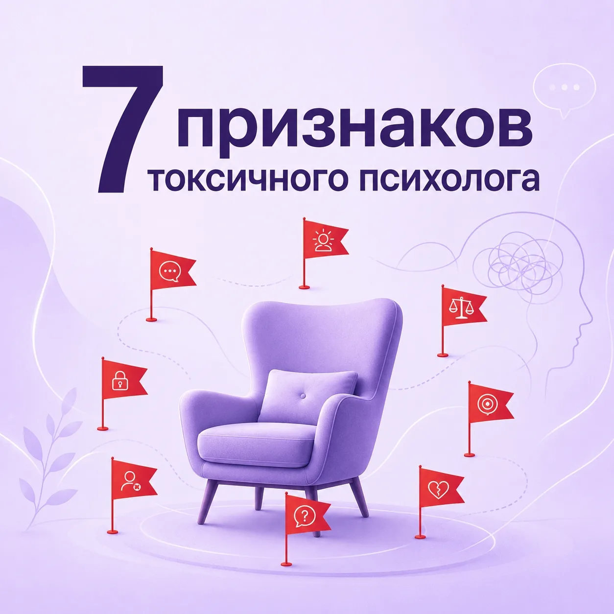 🚩 7 признаков токсичного психолога

О токсичных отношениях говорят много. Но токсичным может оказат