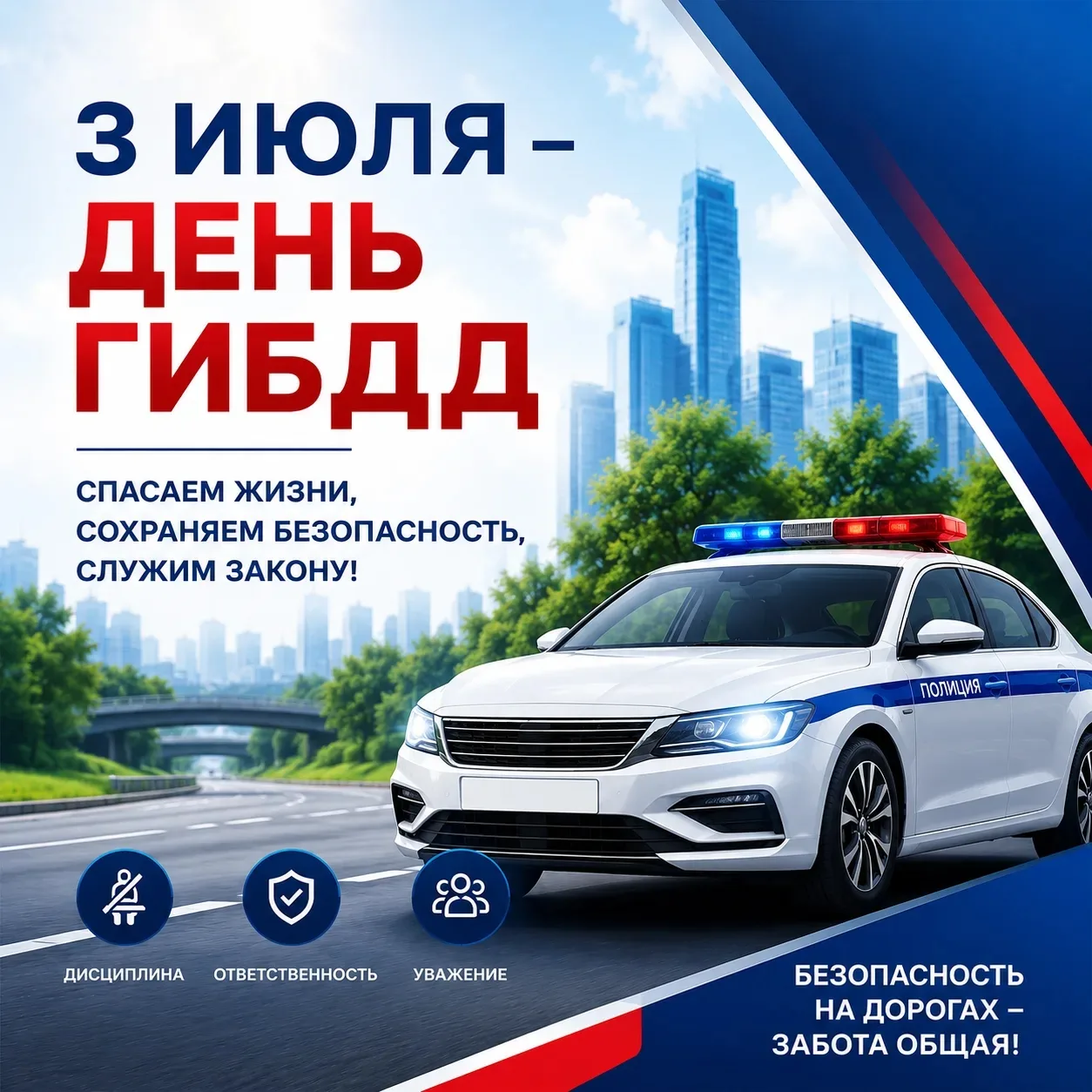 3 июля — День ГИБДД!