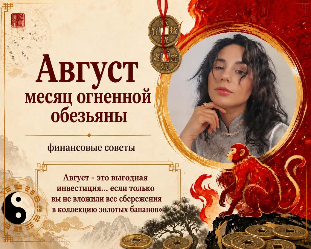 Огненная Обезьяна в офисе: финансовые советы и тренды августа 🔥
