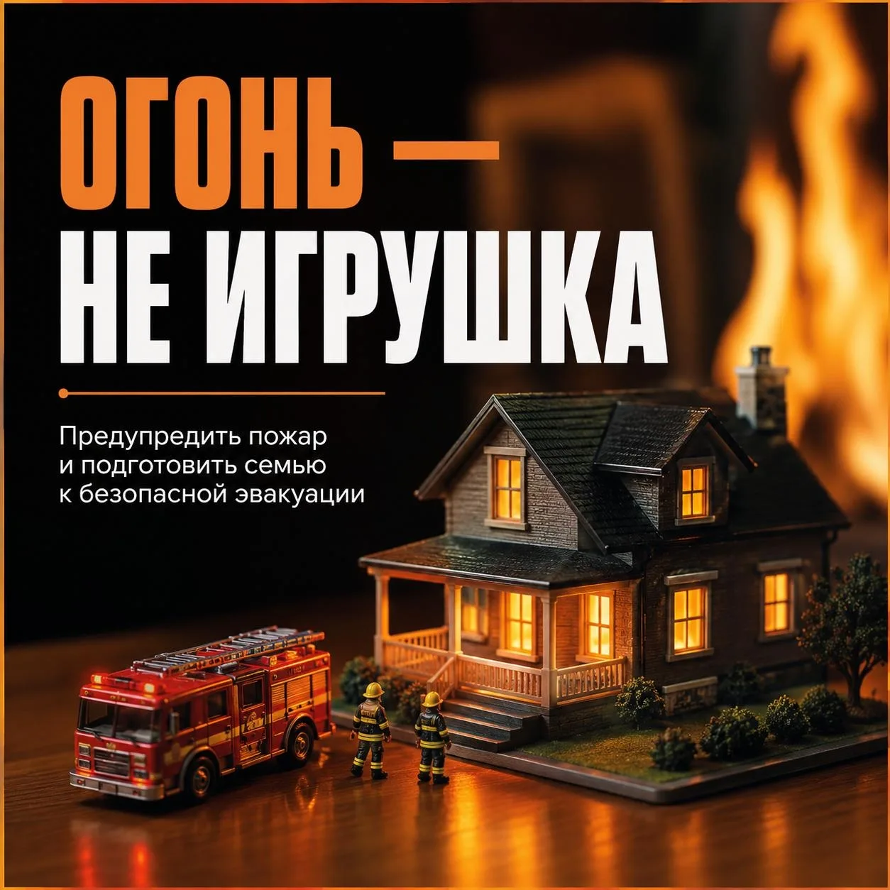 🔥 Одного запрета «не трогай» недостаточно

Ребенок должен понимать, почему огонь опасен, куда бежат