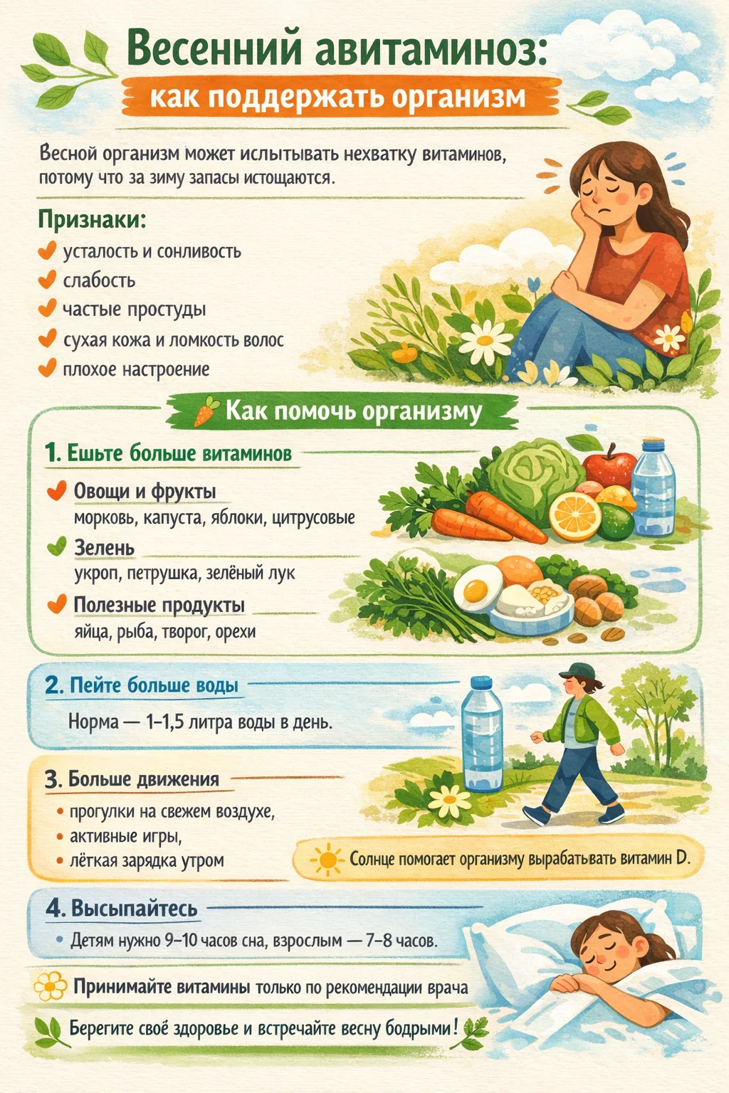 Про весенний авитаминоз!