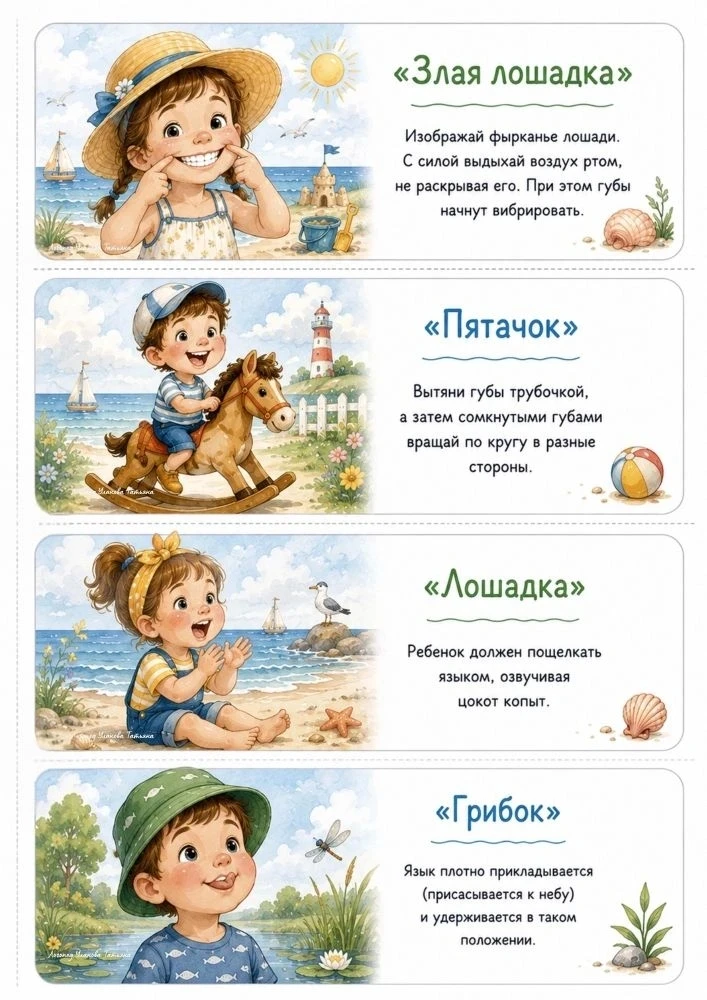 💭Чтобы звуки появлялись легко и правильно, важно тренировать мышцы языка, губ и щёк.
✨ Регулярное в