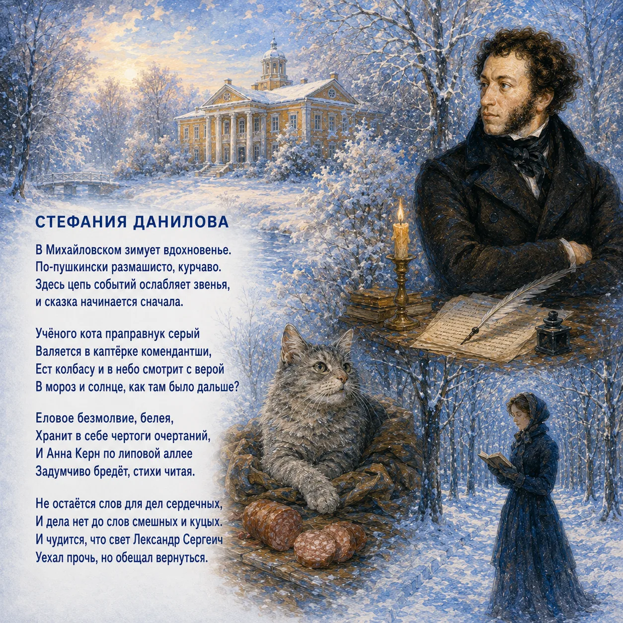 В Михайловском я купила подсвечник из дуба, которого мог касаться сам Пушкин. Когда мне...