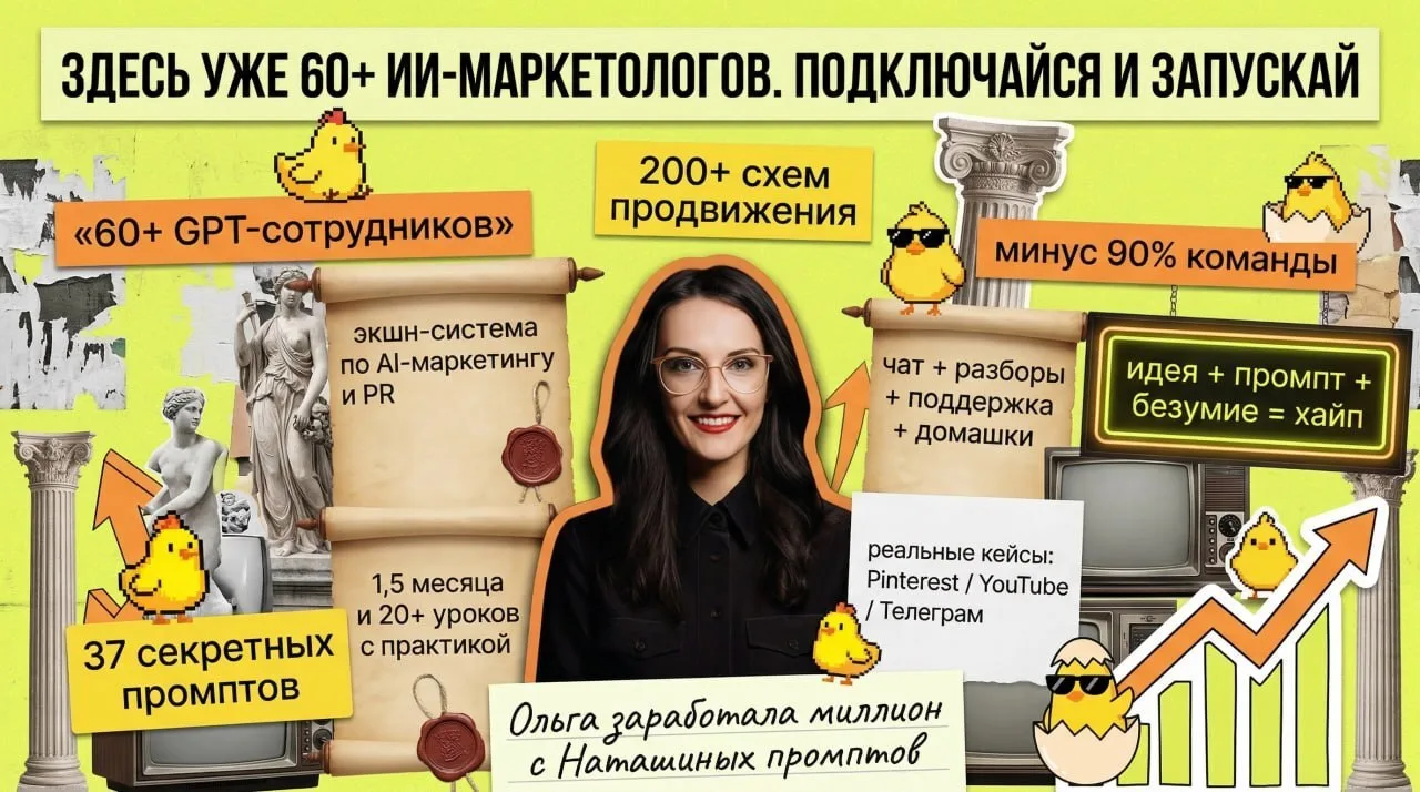 Как сделать говорящую инфографику о продукте / человеке… за 2 промпта