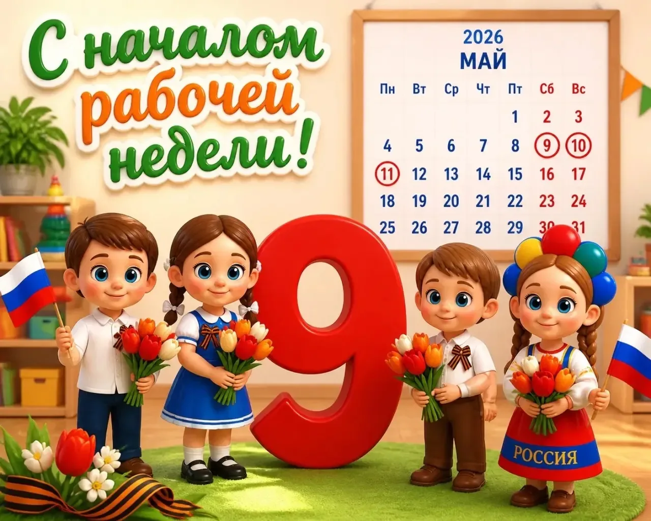 🌷 Дорогие ребята и уважаемые родители!

На этой неделе нас ждут особенные, очень важные и интересны