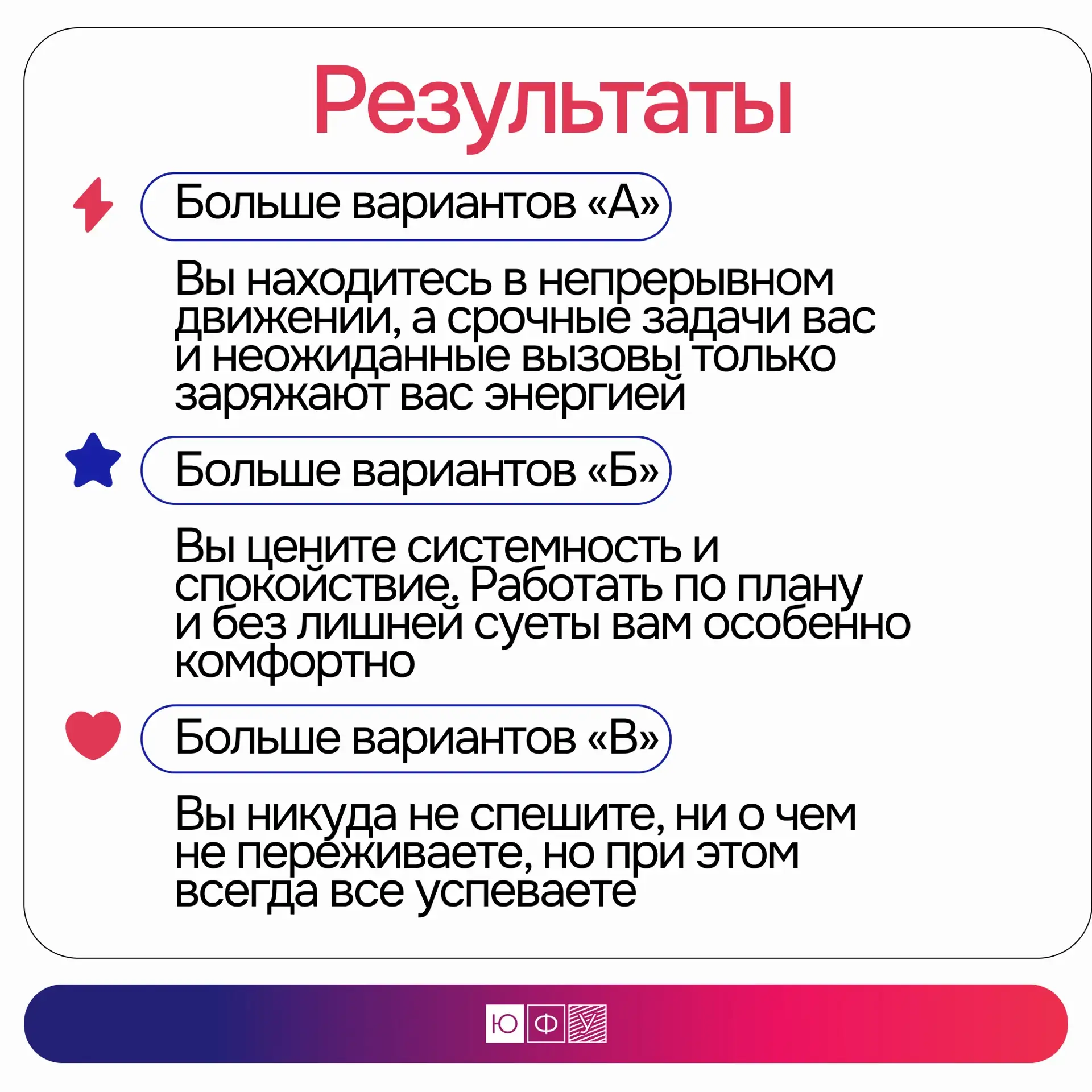 Подводим итоги 📢

Наш праздничный интерактив подошел к концу, и пришло время узнать, какая стратеги