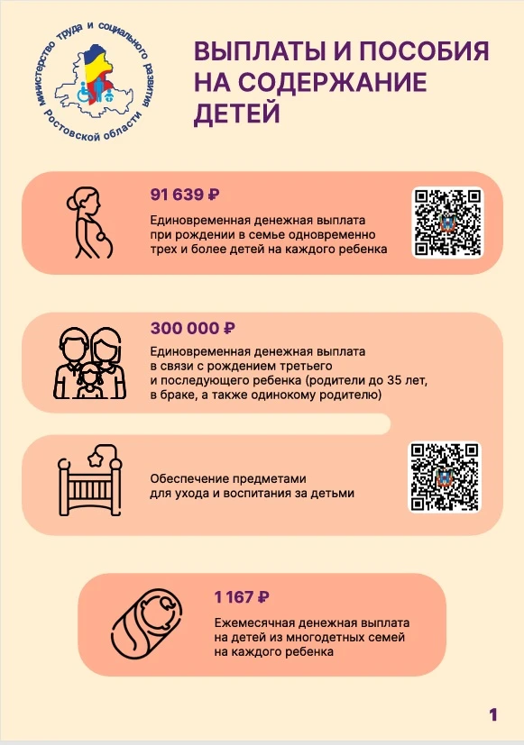 В целях достижения задач по росту рождаемости и повышению качества жизни семей в субъек...