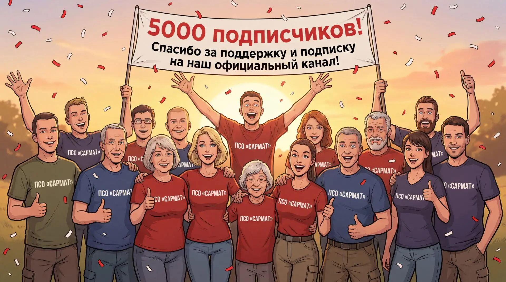 Уважаемые подписчики!

Благодарим вас за подписку и поддержку нашего канала и нашего отряда.

Мы рад