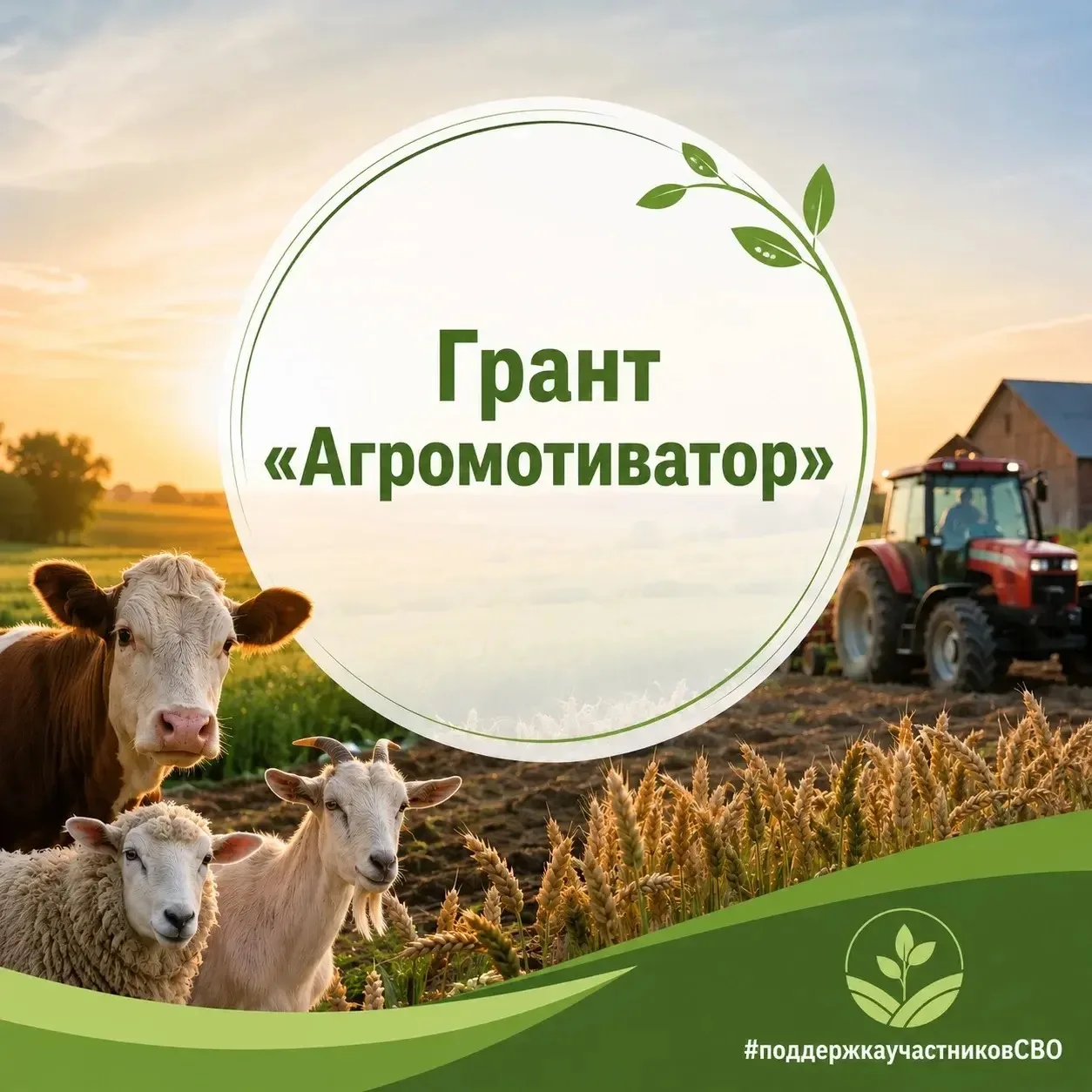 🌱 Грант «Агромотиватор» — поддержка для ветеранов боевых действий