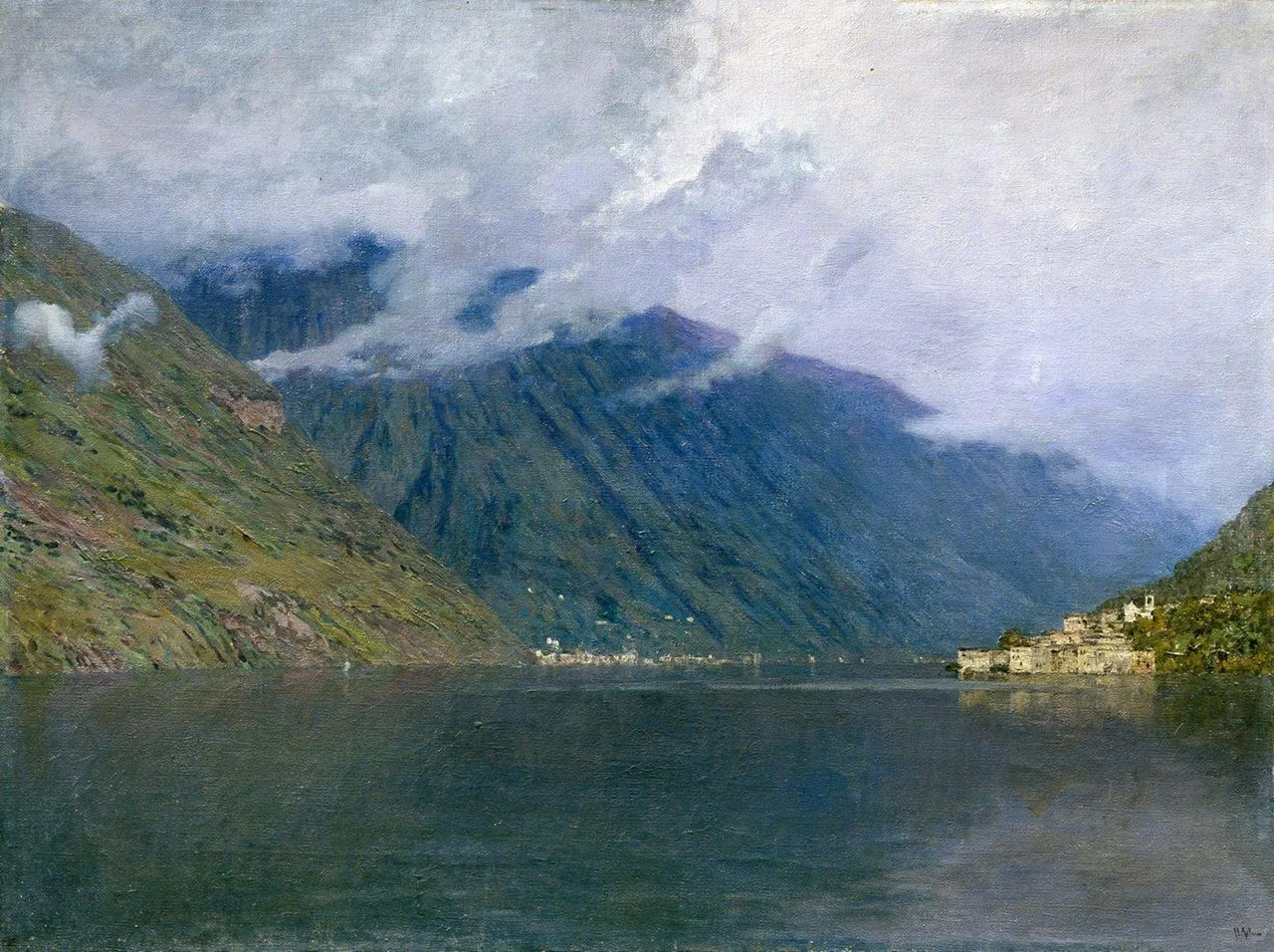 «Озеро Комо (Италия)», 1894.
