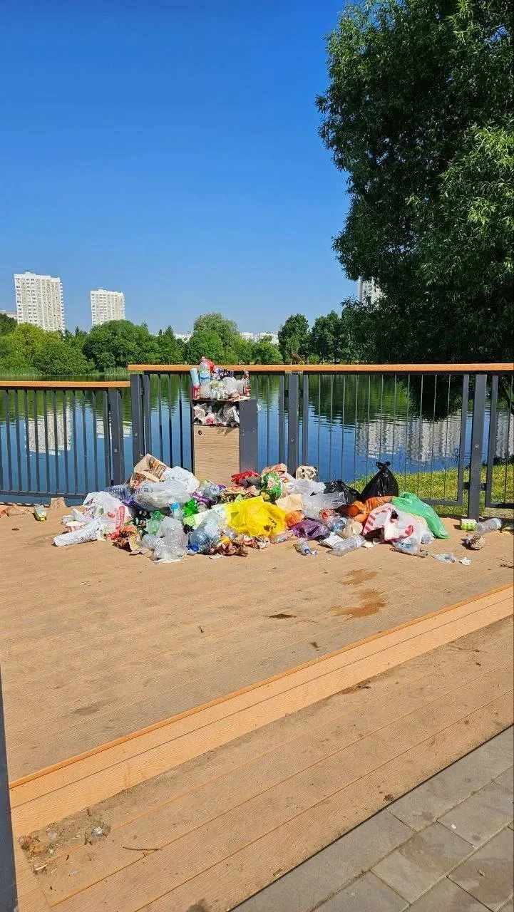 🤬 Жители жалуются на горы мусора у Черневского пруда

В зоне отдыха, которую недавно благоустроили,