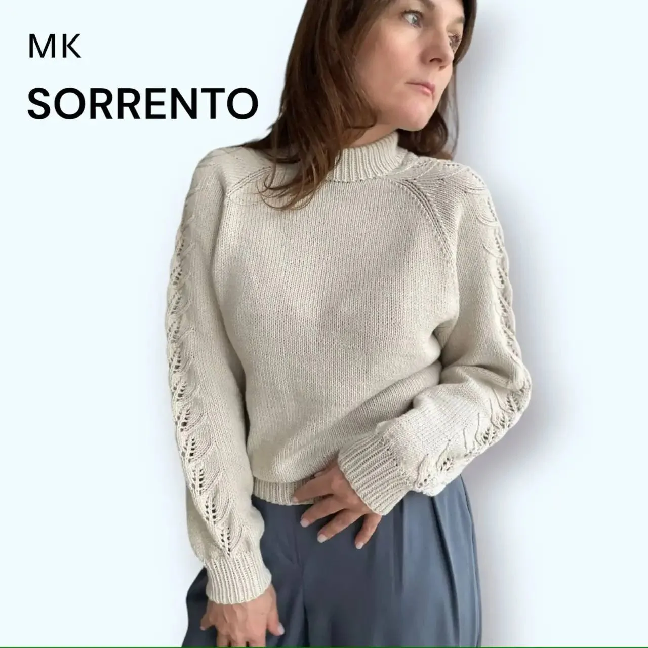 💟SORRENTO - базовый джемпер, который нужен в любом гардеробе) по мк #sorrento_sweater_...