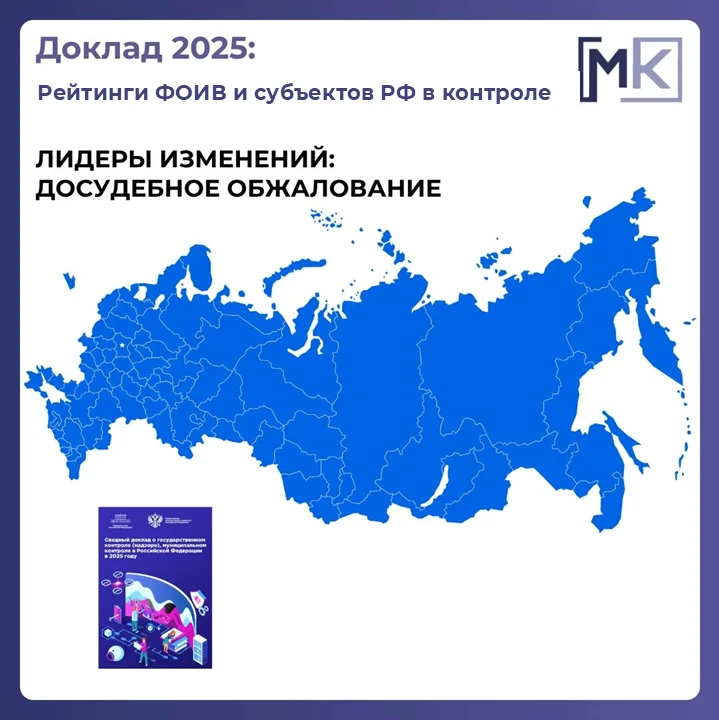 Доклад о госконтроле-2025

Лидеры изменений: досудебное обжалование

 ☑️ В Сводном докладе традицион