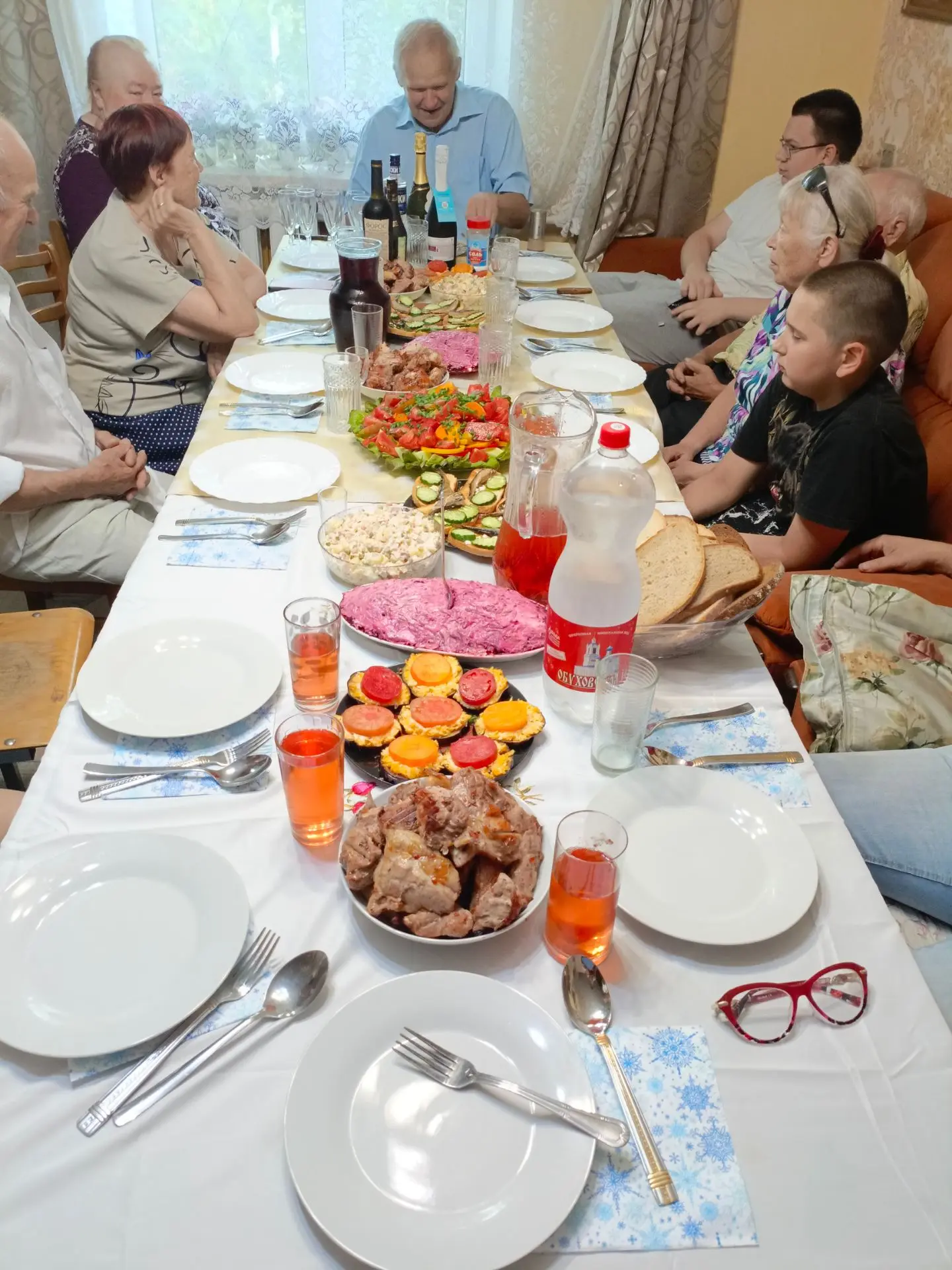 Вот такой был стол сегодня