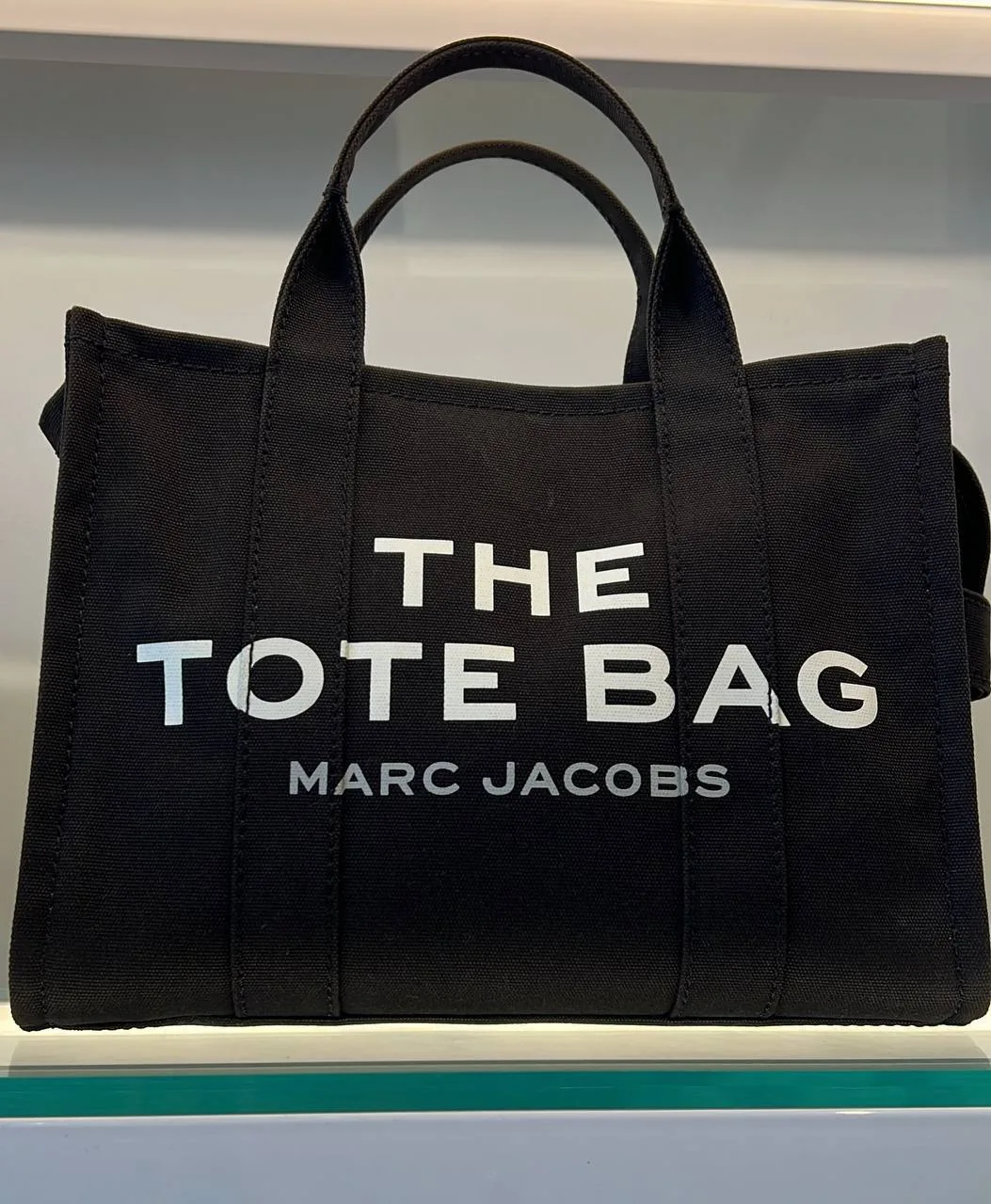 Medium Canvas Tote Blue Shadow