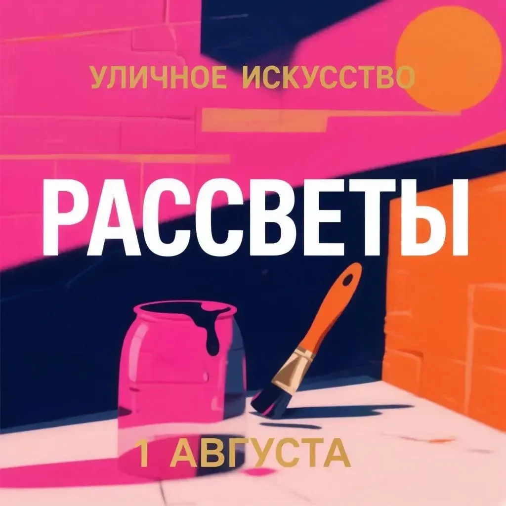 🎨 АРТ-ДЖЕМ #2 — «РАССВЕТЫ»
 
📍 ул. Бабушкина, 41д
 
🗓️ #_1_августа
 
Второй джем фестиваля улично
