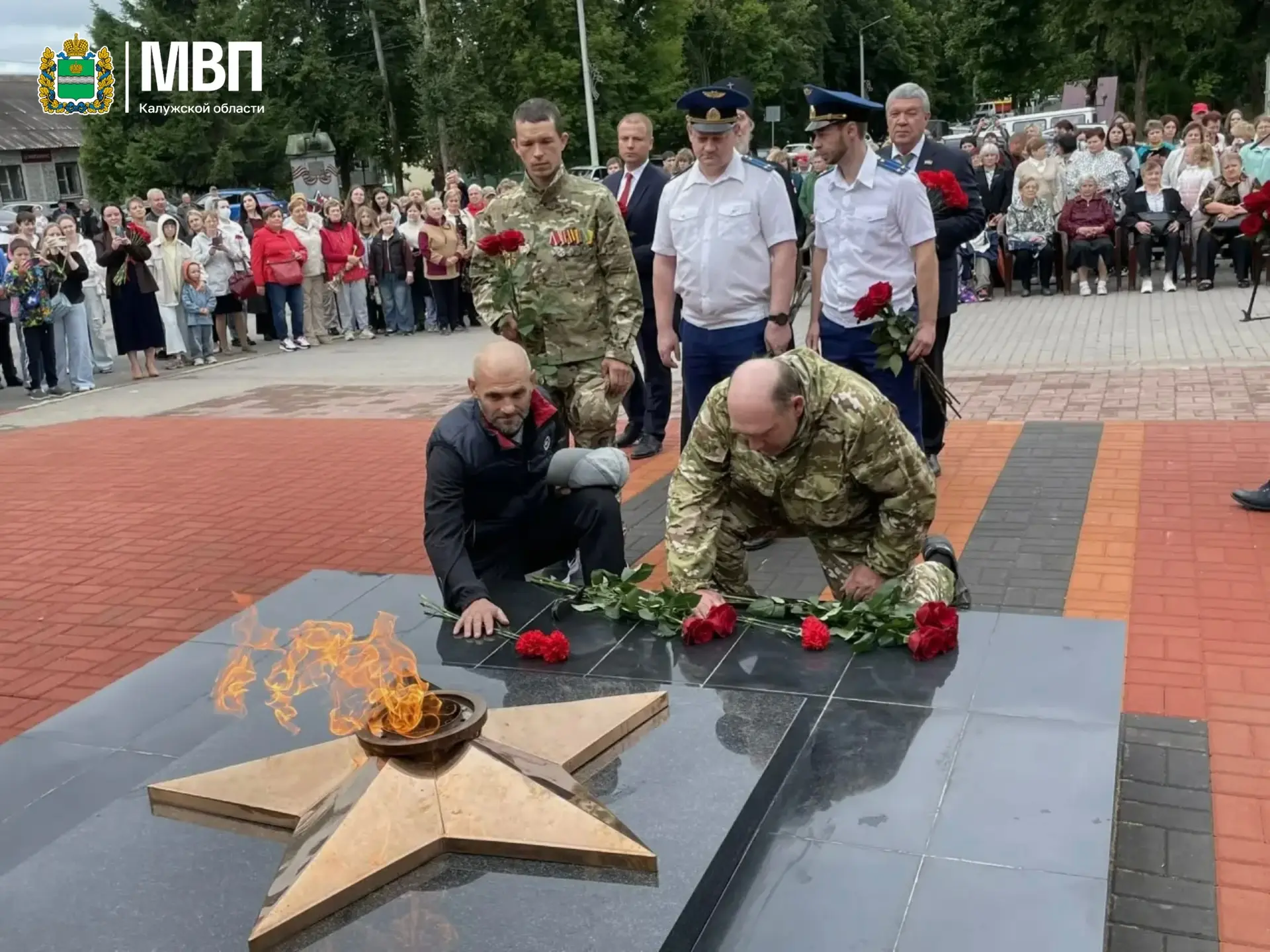 🔷 Торжественное открытие мемориального комплекса на Аллее Героев в Спас‑Деменске!