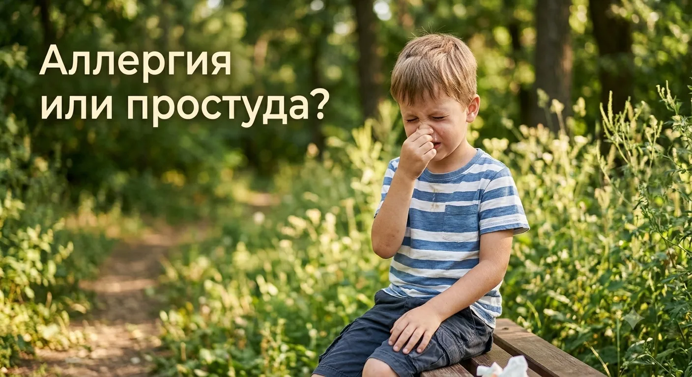 Сезон амброзии: как защитить ребенка от аллергии летом 🌾

Июль — пиковый период цветения сорных тра