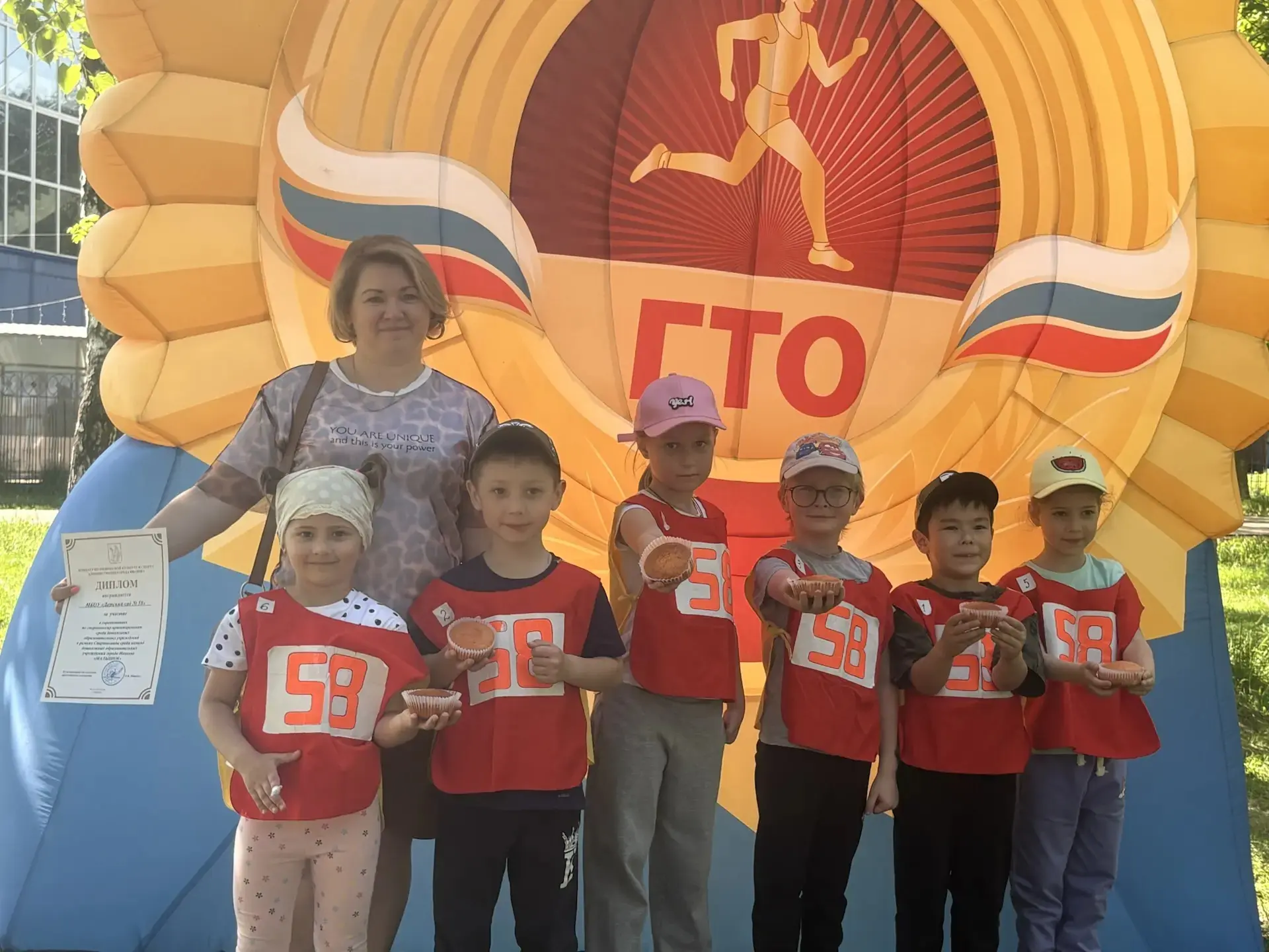 Сегодня 6 воспитанников нашего сада прекрасно выступили в городском парке им.Степанова в соревновани