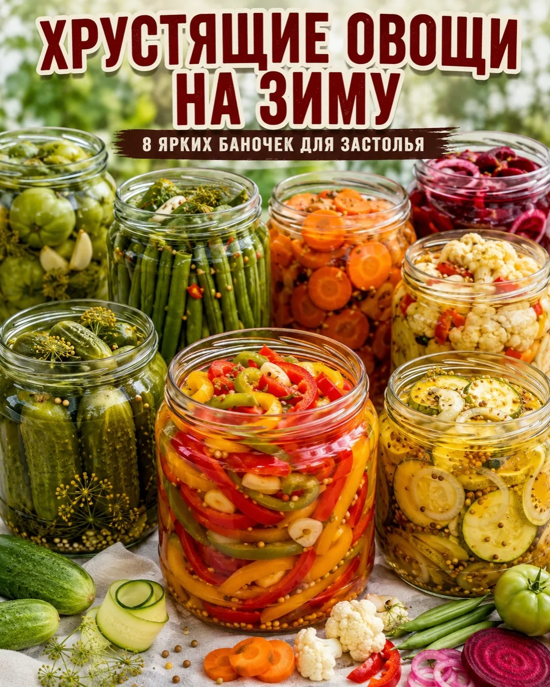 Хрустящие овощные закатки 🫙