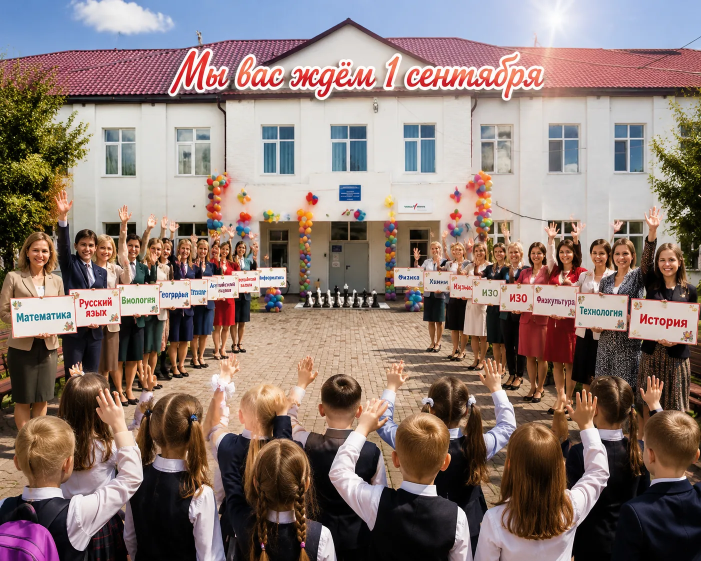 А мы считаем дни до нашей встречи, один, два, три, четыре, пять неделяяя