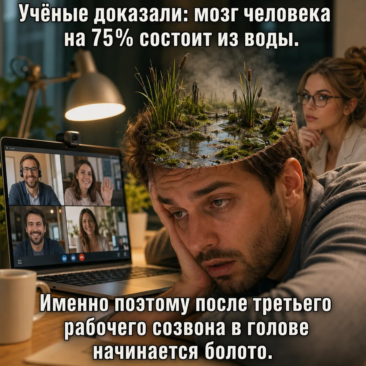 Наш мозг гораздо водянистее, чем мы думаем. Так работает наша биология.  Человеческое тело в среднем