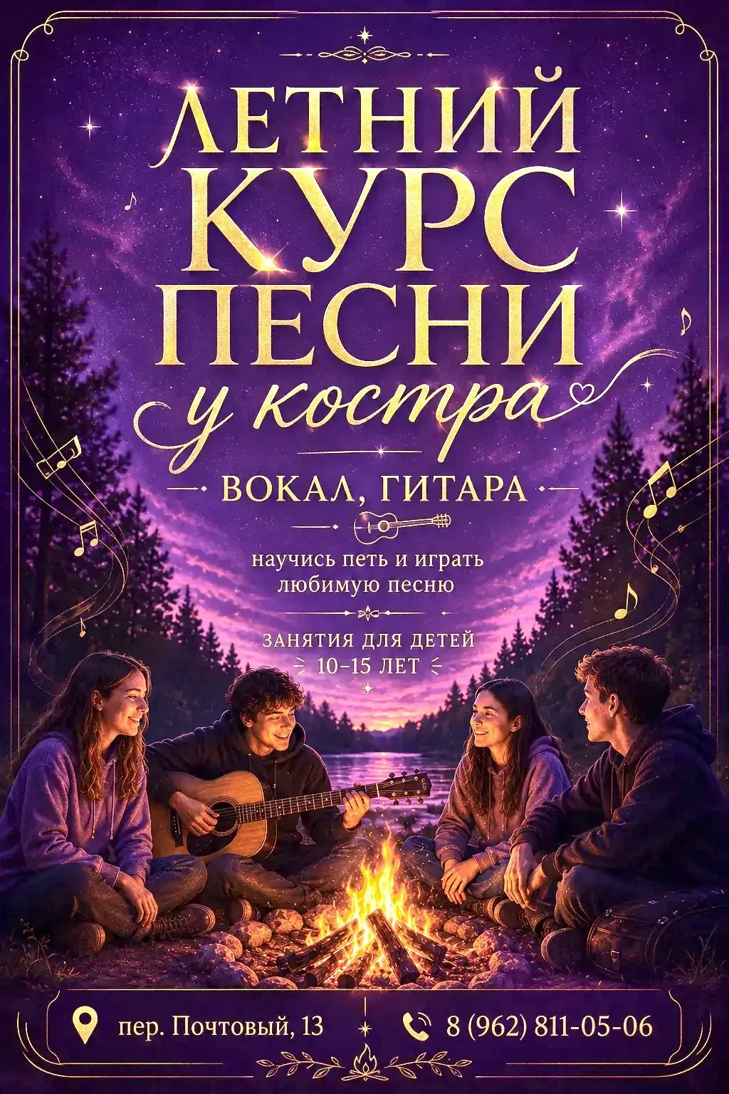 Академия современной музыки «BRAVO» приглашает детей и взрослых на летний музыкальный к...