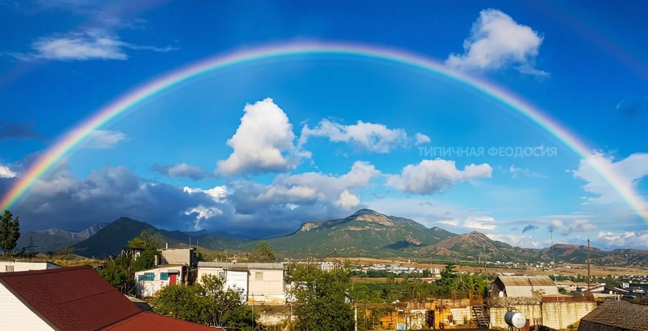 🌈 Радуга над Судаком