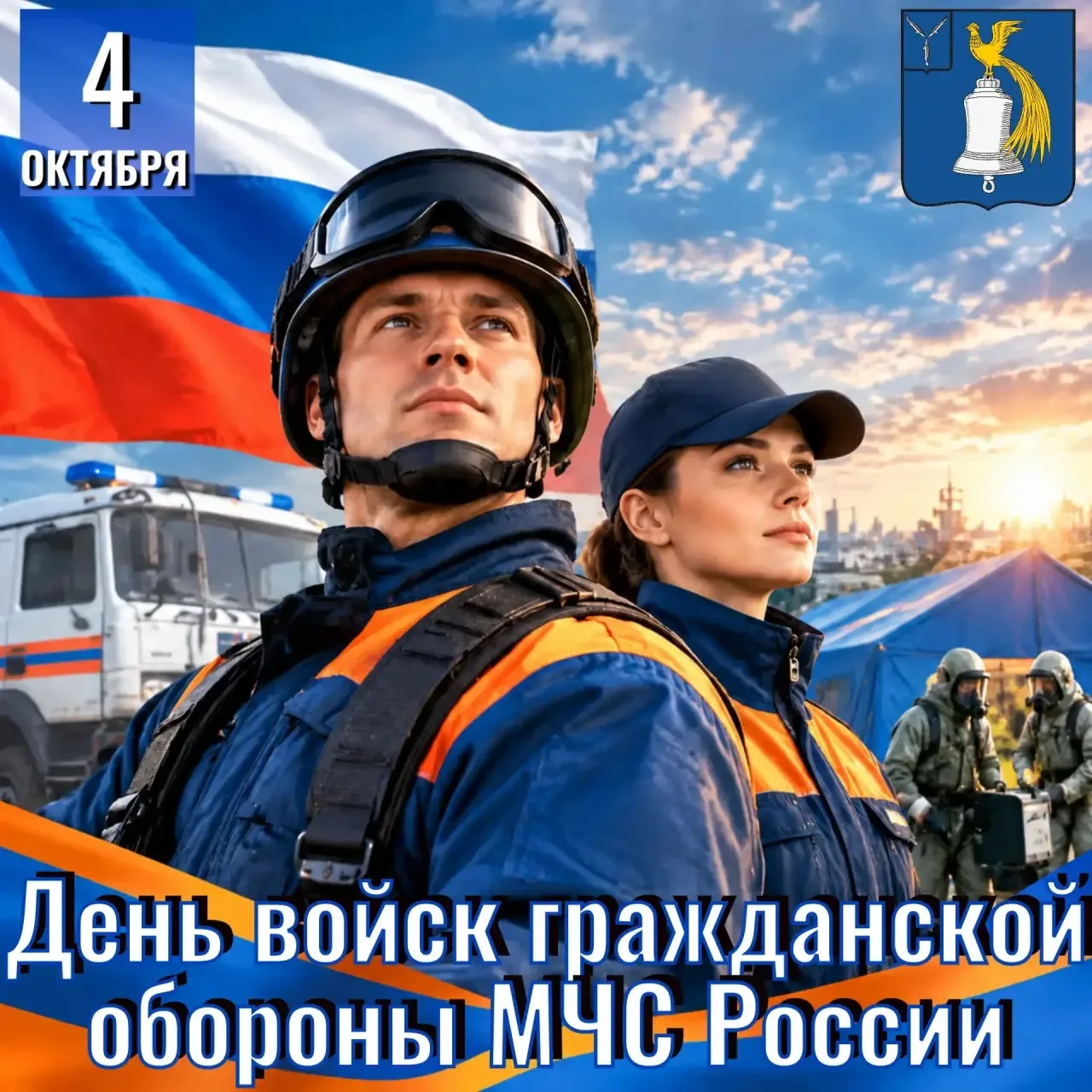 Дорогие военнослужащие и ветераны войск гражданской обороны МЧС России!