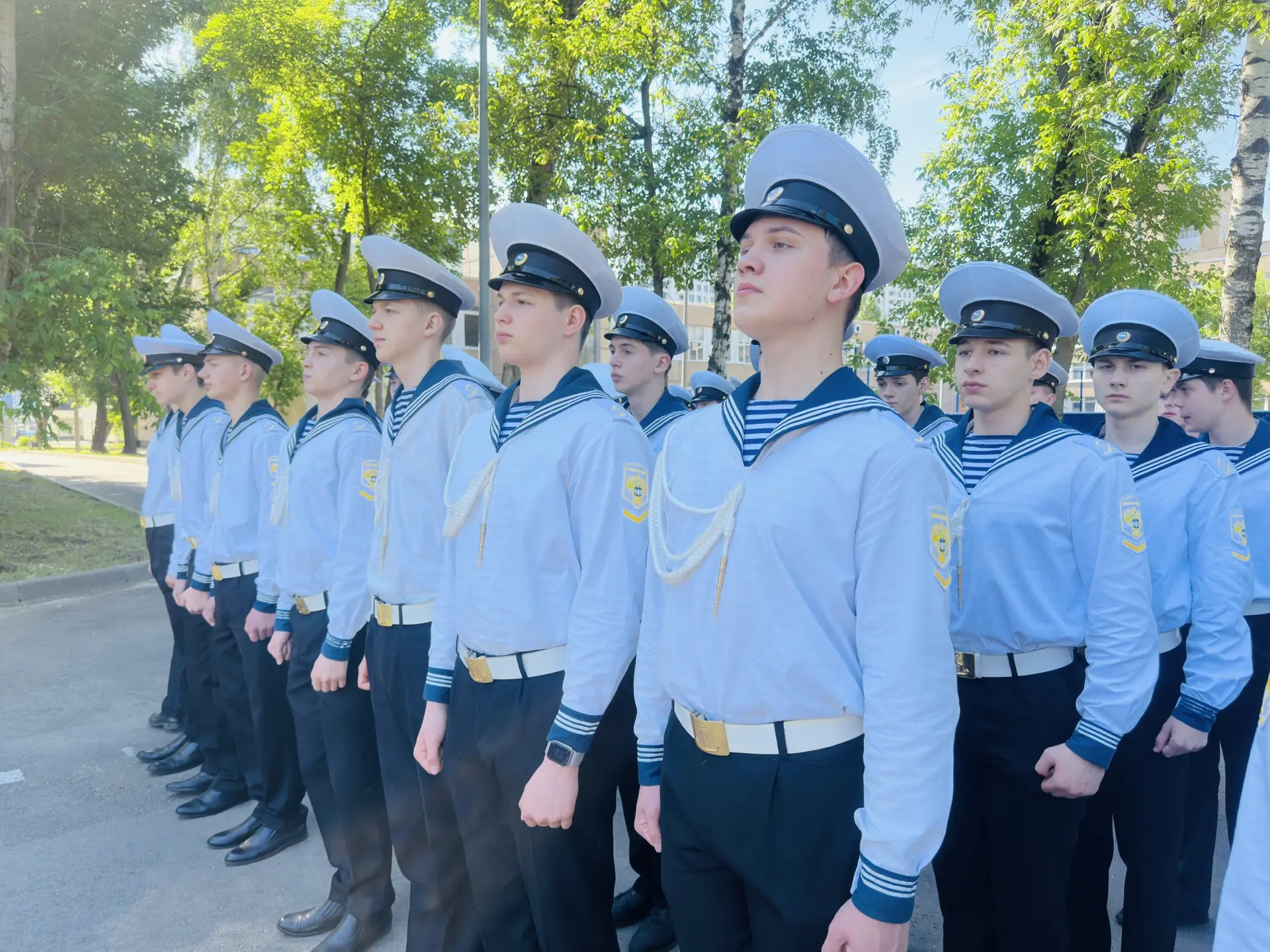 Конкурс строевой песни в Академии водного транспорта.

На плацу Академии водного транспорта прозвуча