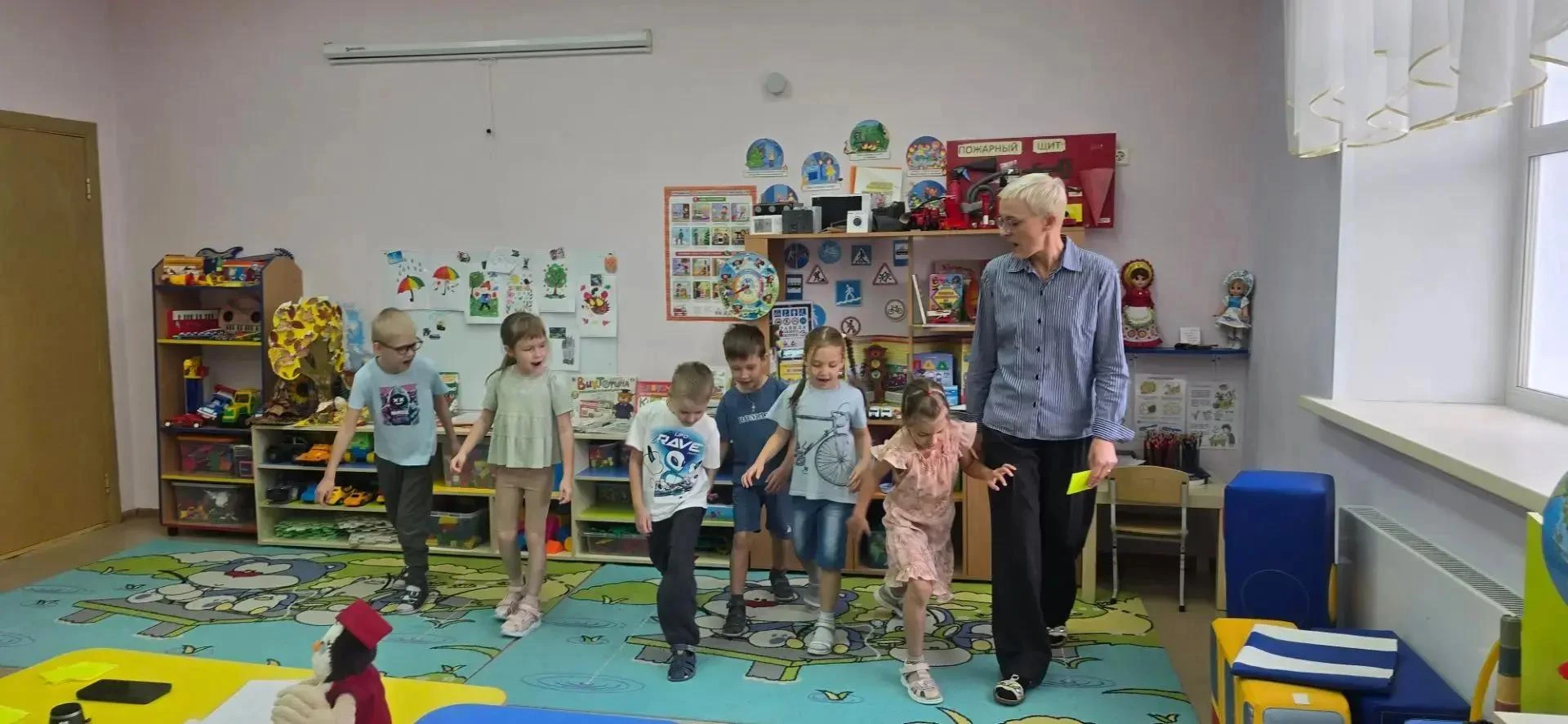 🎉 В группе «Ромашки» прошло яркое занятие-развлечение! 😊